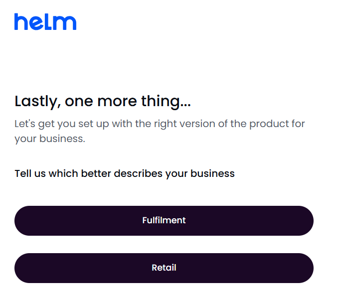 Choosing Fulfilment or Retail
